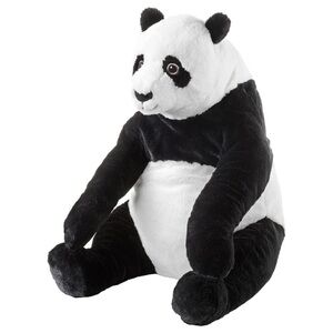 IKEA DJUNGELSKOG Large Soft Toy, Panda, (504.028.44) SET